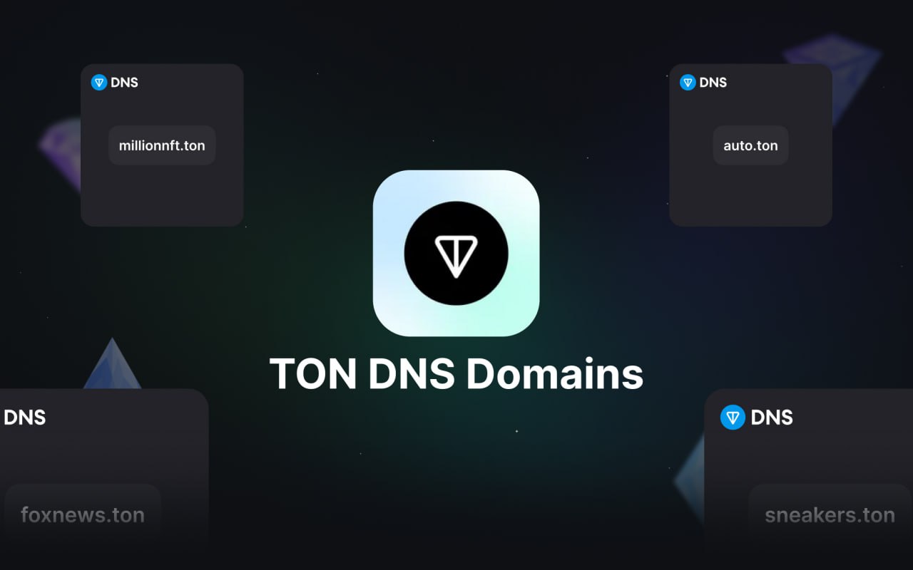 Welcome the TON DNS collection on TON Diamonds marketplace!