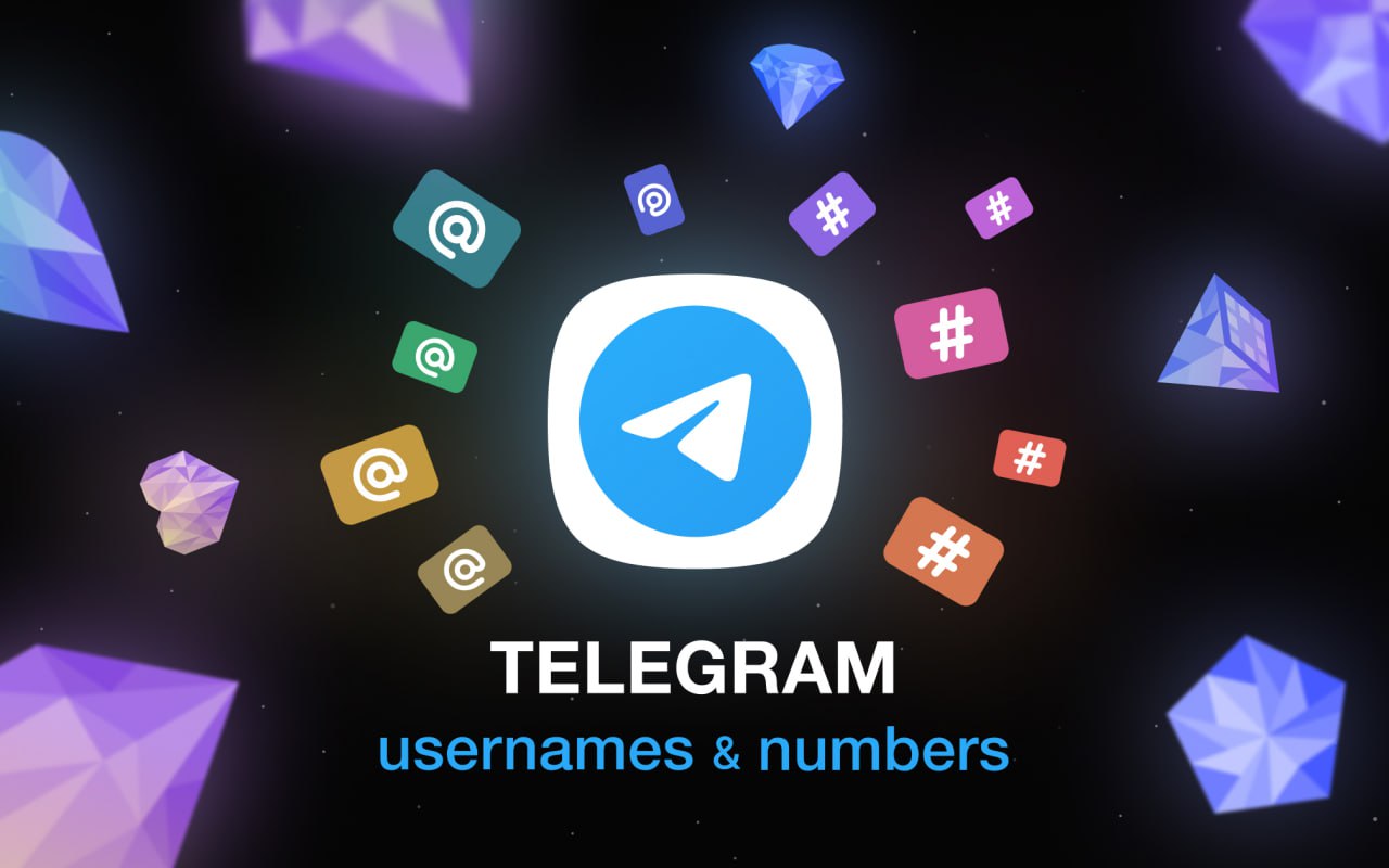 Telegram Usernames and Anonymous Telegram Numbers on TON Diamonds.