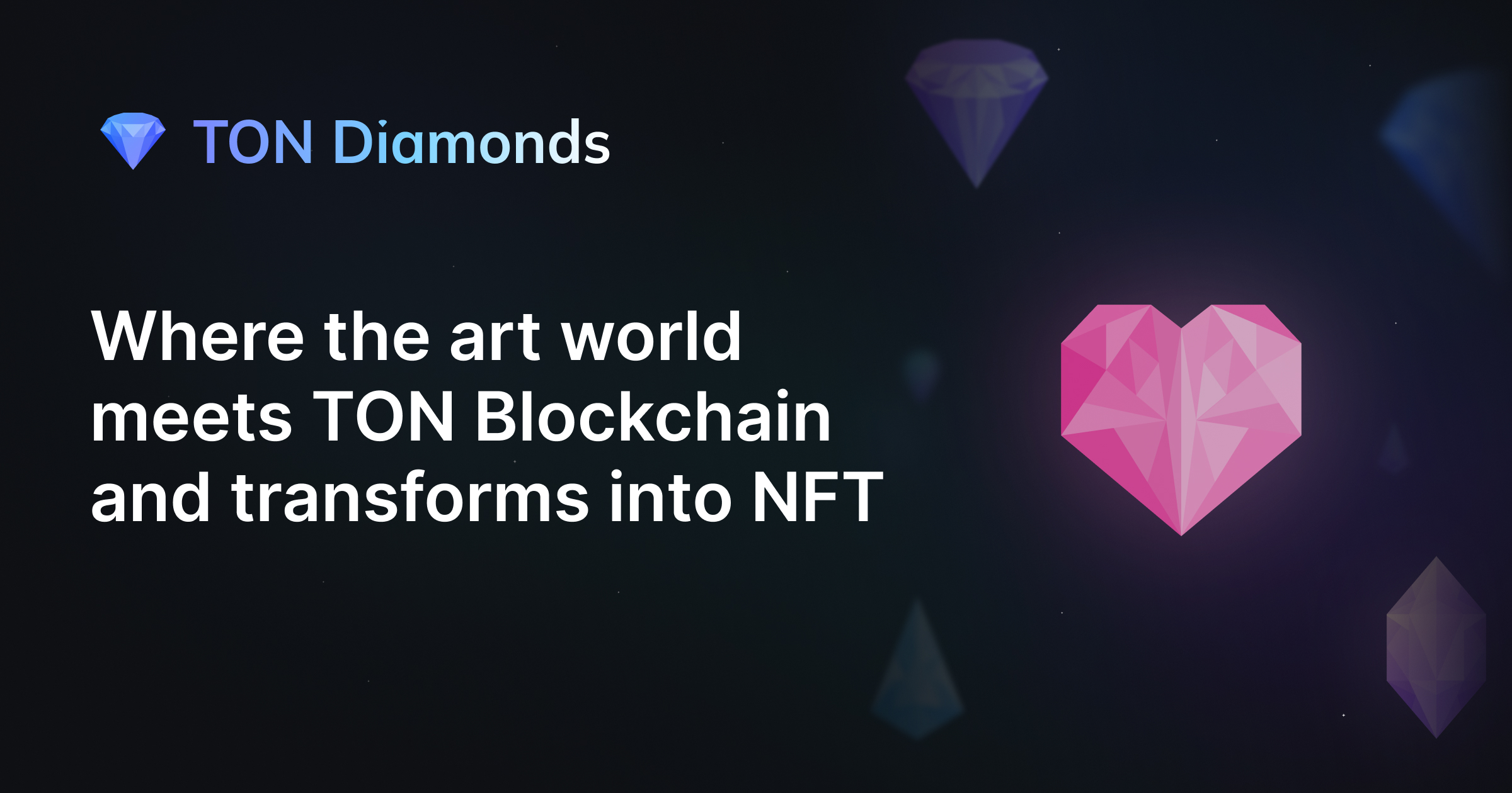 TON Diamonds — NFT marketplace on TON blockchain